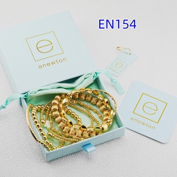 Enewton Gold Bead Bracelet Set - Picture 1 of 6